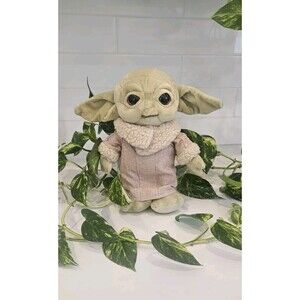 Baby Yoda Grogu Plush Toy in Cozy Sherpa Outfit, 11 Inches Tall - Adorable Colle